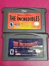 Nintendo Game Boy Advance  Lot Of 2 THE INCREDIBLES & RISE OF THE UNDERMINER