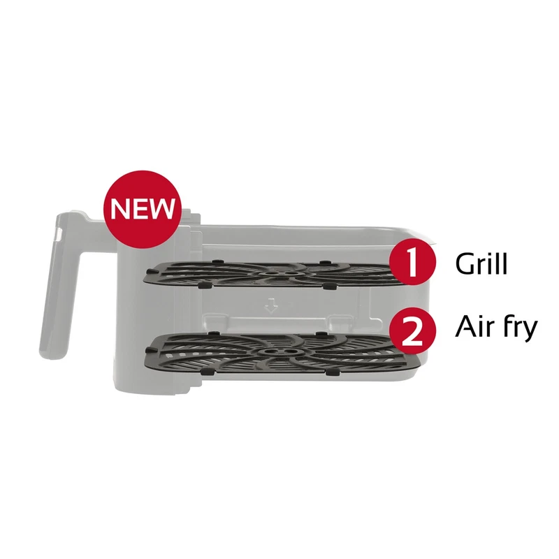 Friggitrice ad Aria 6,5 Litri GIRMI Nero Senza Olio Cottura Friggi Sano 200 °C, fotografia 6 di 9