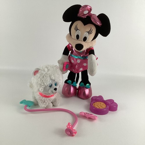Disney Minnie Mouse Walk N Play Puppy Love Singing Talking Doll Plush Walking