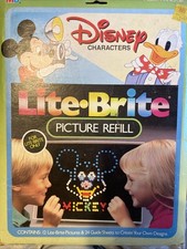 Lite Brite Disney Characters Picture Refill 4779 Sealed Pack New