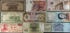 Mix Lot 90 - JIM-Malaya, France, Papua, Venezuela, Afghanistan -10 Banknotes