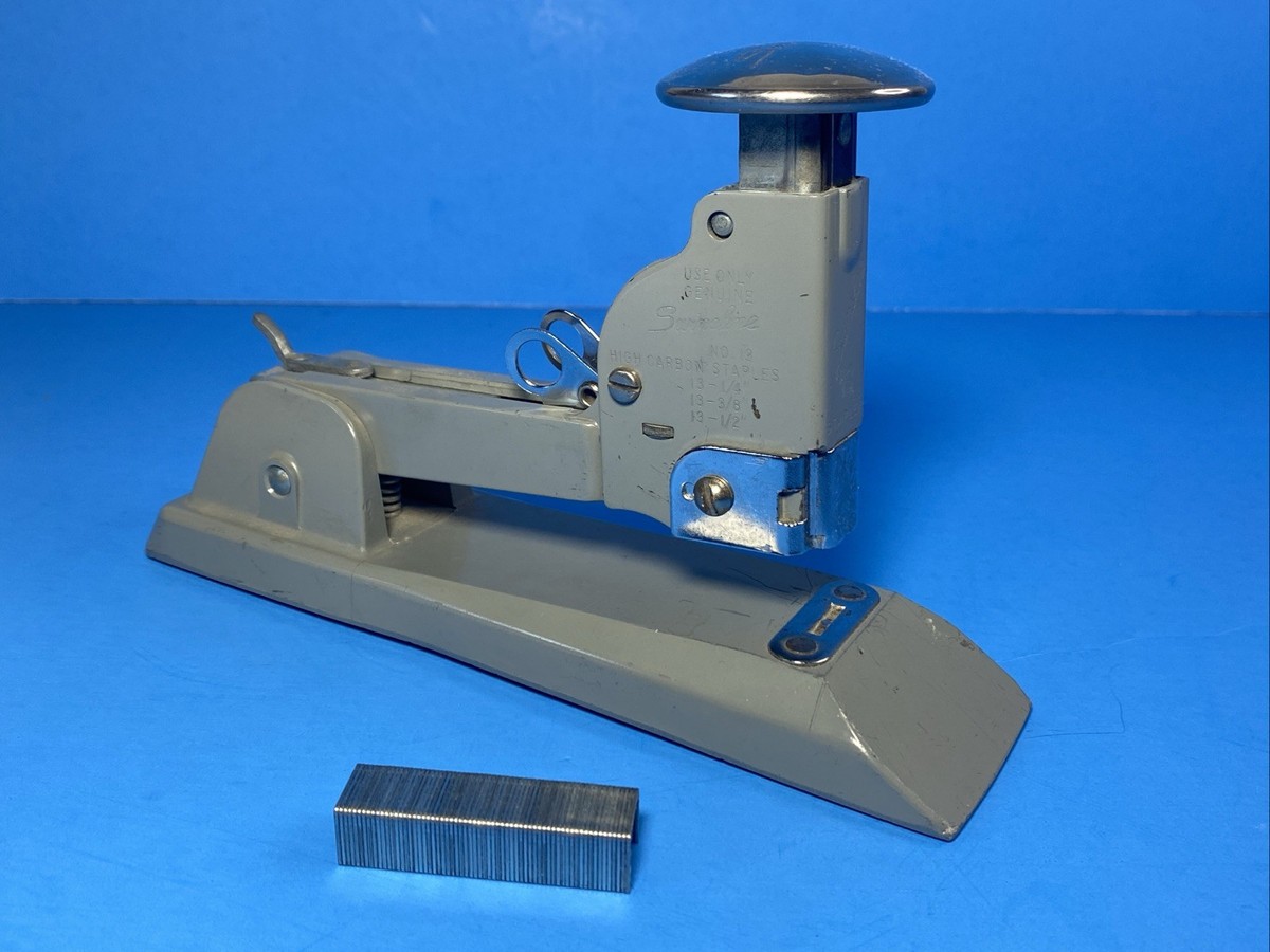 Vintage Swingline No. 13 Heavy Duty Industrial Stapler Tested