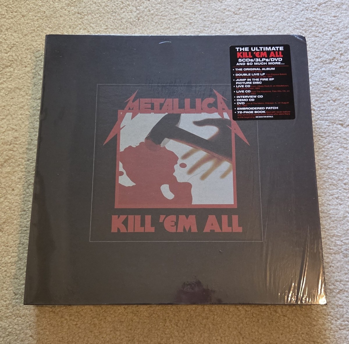Metallica KILL 'EM ALL 2016 Super Deluxe Box Set NEW + SEALED (one