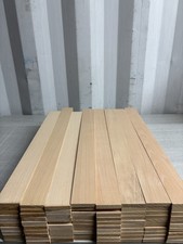 St Beech TImber - Natural Wood - Offcuts -Hardwood 80 Pieces 48mm X10mmX 400-500