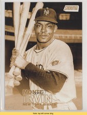 2016 Topps Stadium Club 3/10 Monte Irvin #177 HOF READ 0b0