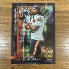 2025 Topps Chrome Luther Burden Rookie Black Geometric Refractor/10 Variation🔥