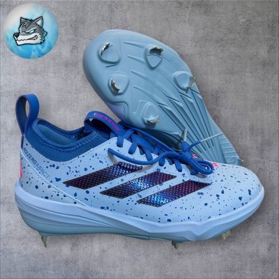 Adidas Adizero Impact ''Perfect Game'' Blue Baseball Cleats KI3676 Men's Sz 6.5