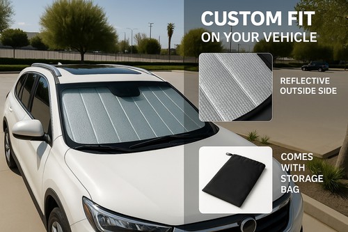 Parabrisas de coche personalizado protector térmico UV para Kia Niro (DE) 2017-2022 - Imagen 6 de 6