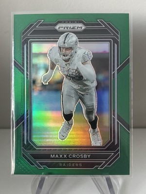 2022 Panini Prizm - Maxx Crosby #174 Green Prizm