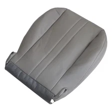  Driver or Passenger Side Bottom Replacement Leather Seat Covers Gray 