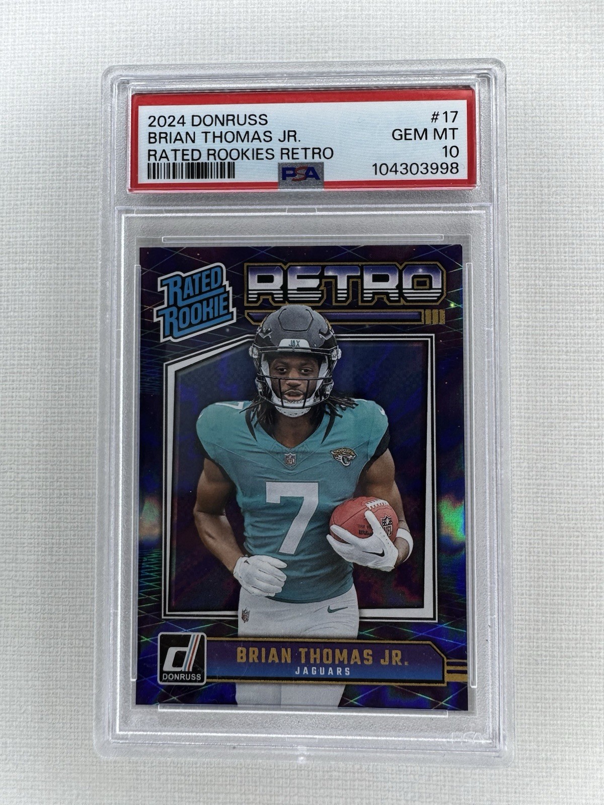 Brian Thomas Panini Donruss Rated Rookies Retro #17 Base