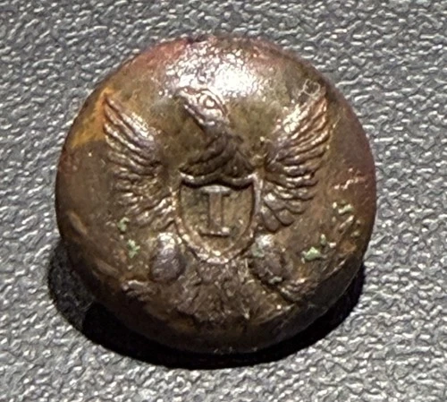 Antique Civil War Relic Federal Cuff Button Dug Shenandoah Valley VA