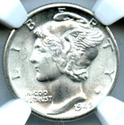 1942-D Mercury Dime, NGC MS 66