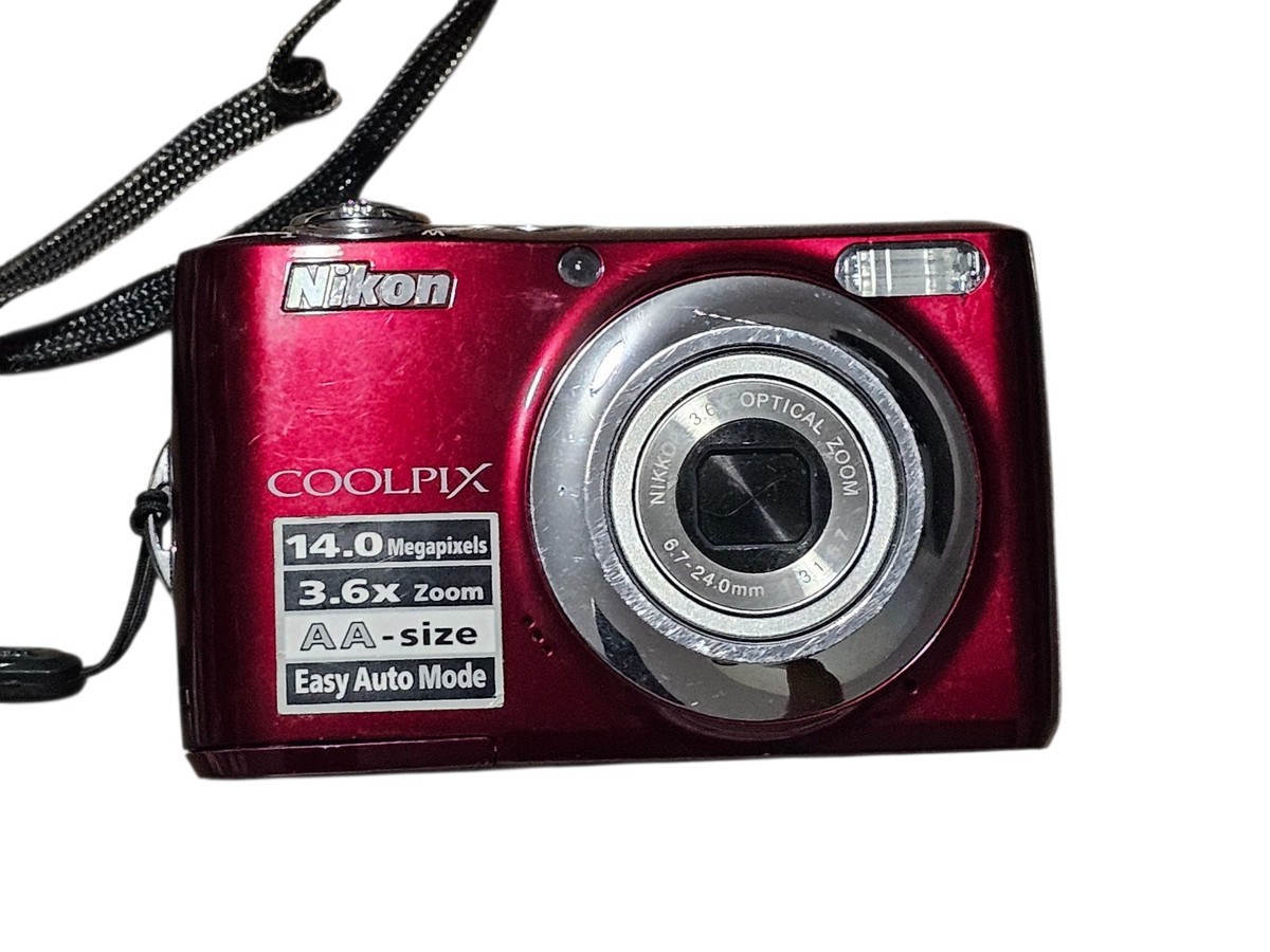 Nikon COOLPIX L23 レッド 電池新品交換済み キッズカメラにも可