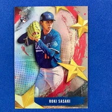 Roki Sasaki 2025 Topps Stars of MLB Rookie Insert #53 MLB Los Angeles Dodgers