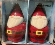 Santa Suit Gnome Ceramic Salt & Pepper Shaker Set Kohl's St. Nicholas Square