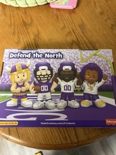 Fisher Price Little People - Minnesota Vikings 4 Pack NFL Collector Series 1 NIB