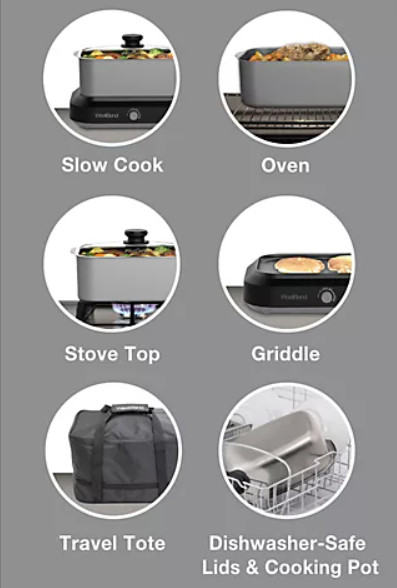 West Bend 87905 5-qt Versatility Slow Cooker