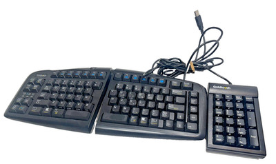 Ergonomic Goldtouch Ergo Keyboard PC/MAC USB Wired SK-2730 with Numeric Keypad