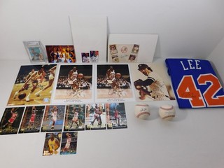 Collection Signed MLB & NBA Beckett Mattingly RC New York Yankees Knicks Jordan