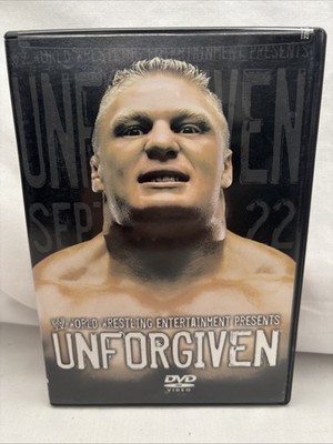 WWE: Unforgiven (DVD) Brock Lesnar Undertaker Kurt Angle Chris Benoit