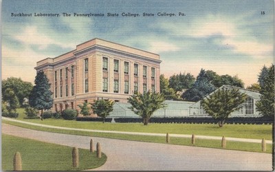 Postcard Buckhout Laboratory Pennsylvania State College