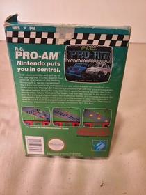 Nintendo R.C. Pro-Am Racing nintendo nes game, box, instruction booklet, 1988
