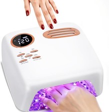 UV LED Nail Lamp for Gel Polish 72W Rechargeable Gel Nail Lamp Cordless Nail Dry