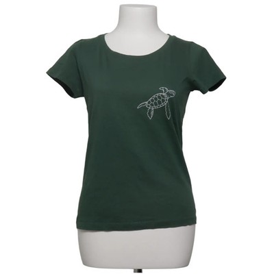 Leonardo Carbone, T-shirt, Größe: L, Grün, Viskose, Einfarbig, Damen #rzl