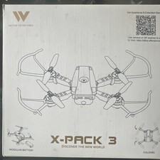 ATTOP DRONE X-PACK 3 1080P FPV Camera Auto Hover/360 Flips/APP/Voice NEW openbox