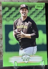 2025 Topps Stadium Club Michael King Lime Green Parallel #128 San Diego Padres