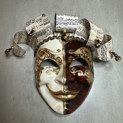 Le Maschere Di Lele Nason Venezia Oper / Mascerede Maske VINTAGE Karneval