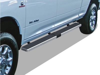APS Running Boards 5 inches Fit 10-26 Dodge Ram 2500 3500 Mega Cab