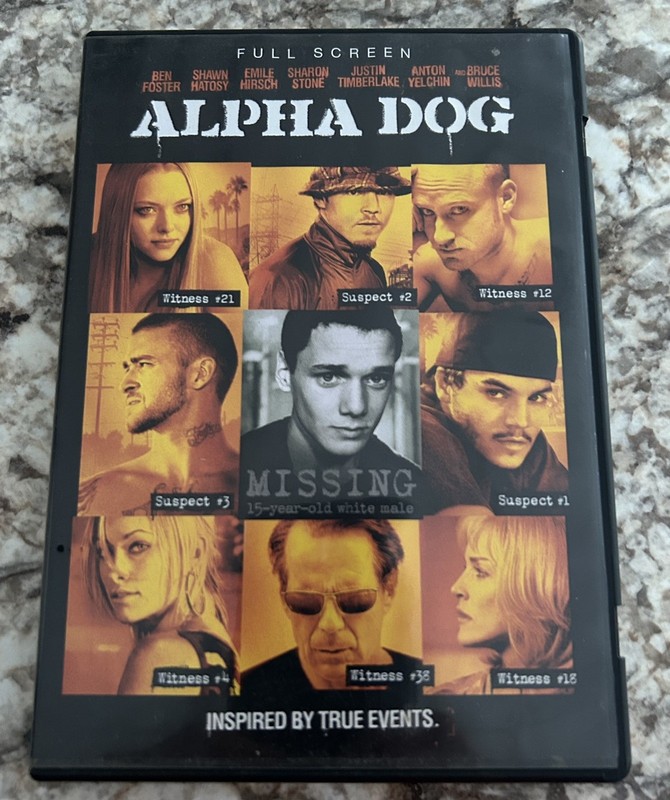 Alpha Dog (DVD 2006 Crime Drama) Emile Hirsch Anton Yelchin *Nudity*