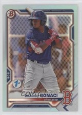 2021 Bowman Draft 1st Edition Sky Blue Foil Brainer Bonaci #BD-54 0j8f