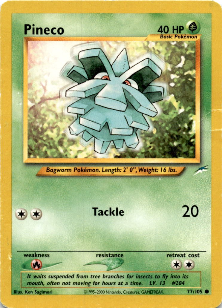 Pineco - Neo Destiny #77 (Common)