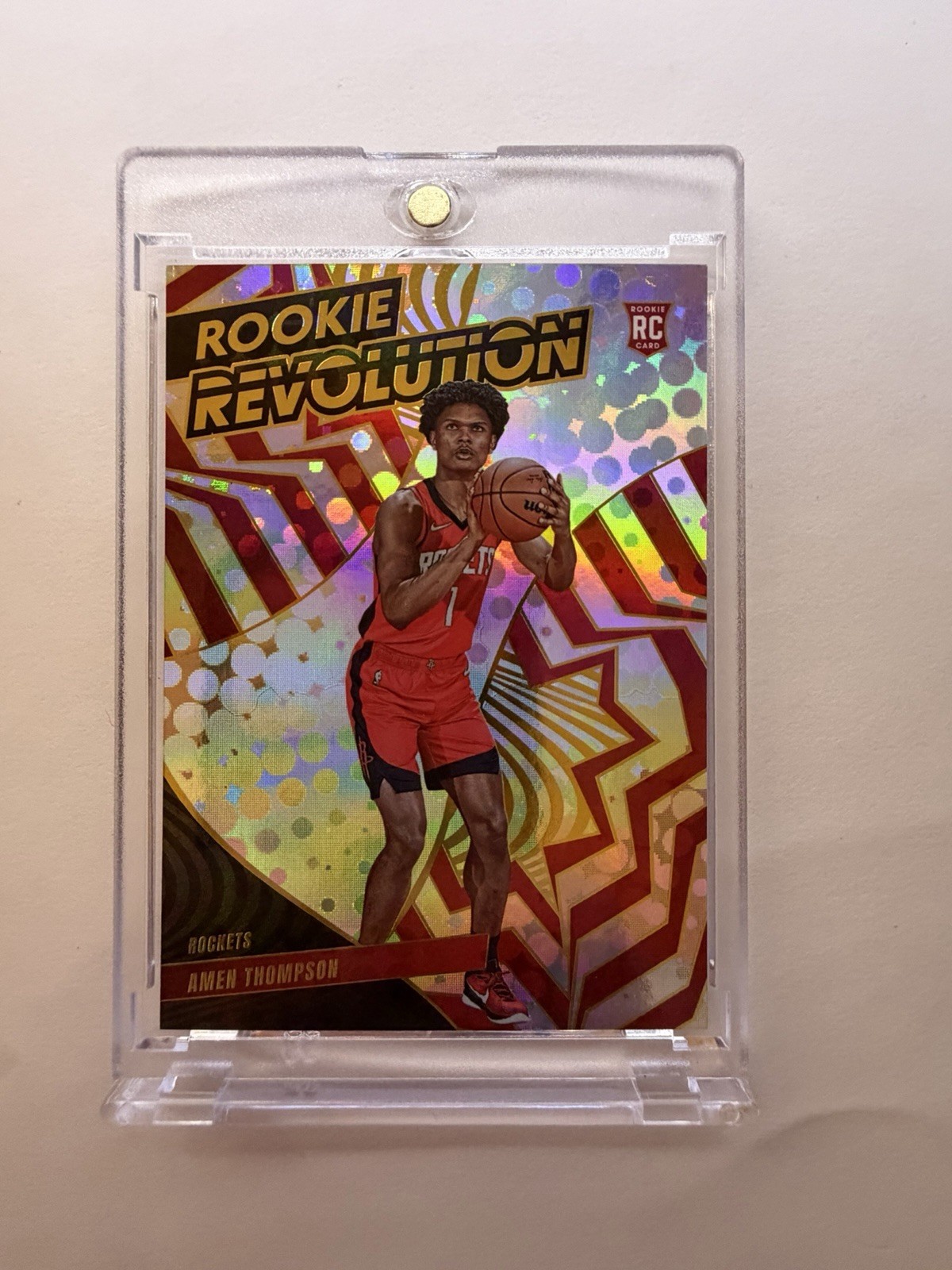 2023-24 Panini Revolution - Rookie Revolution Amen Thompson #15 Fractal (RC)