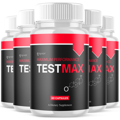 (5 Pack) Testmax Advanced Male Pills Test Max Formula Supplement 300 Capsules