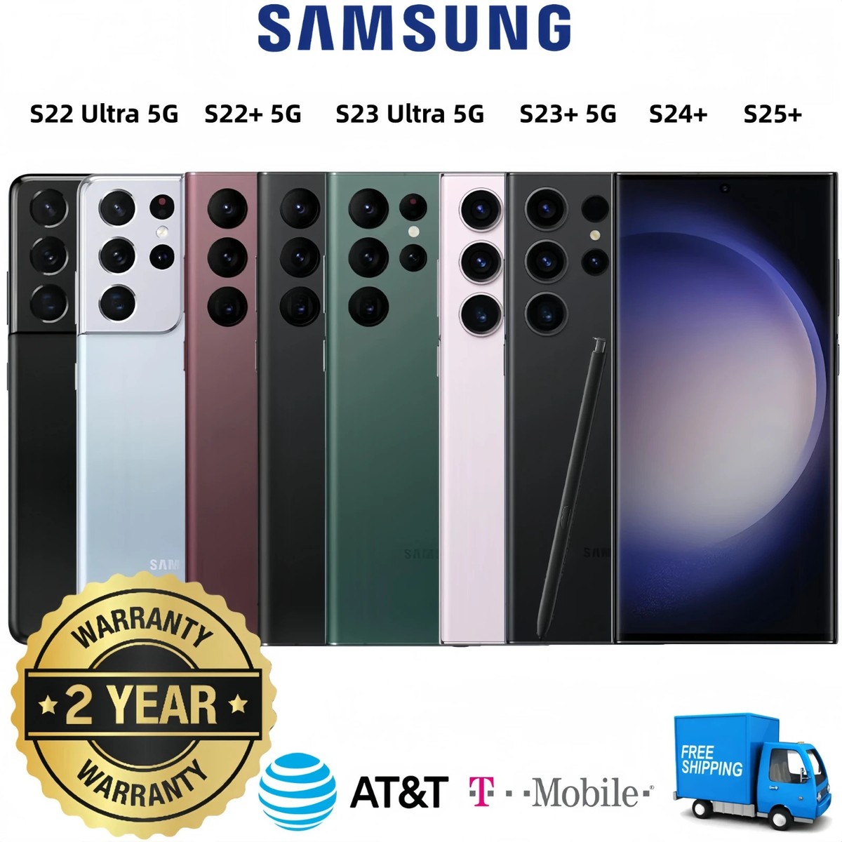 Samsung Galaxy S22 Ultra - 128 GB - Phantom Black (Unlocked) for