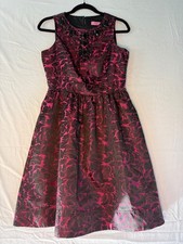Eliza J sz 4 beaded cocktail dress pink/purple special occasion ready