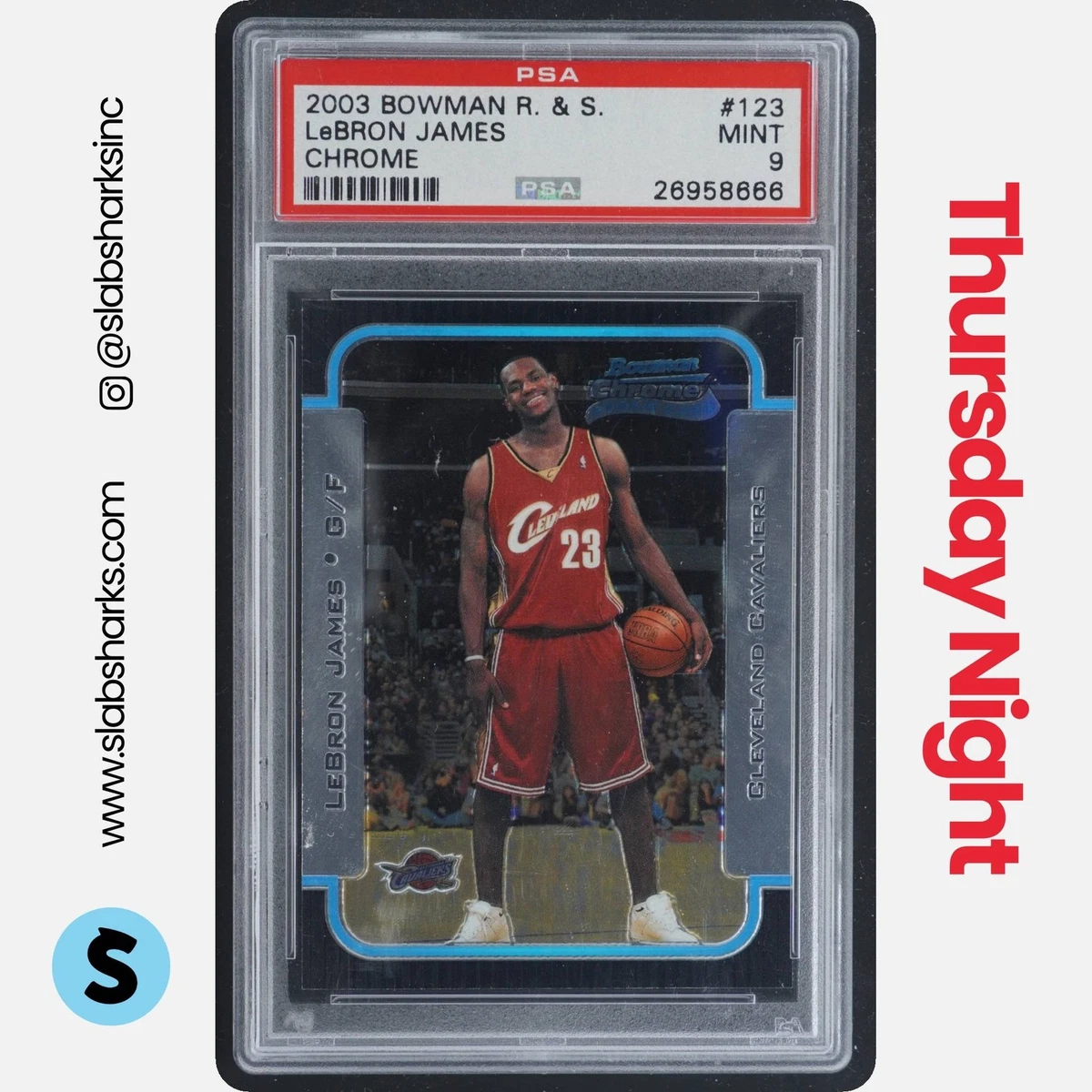 Bowman LeBron James Basketball Cleveland Cavaliers Sports Trading