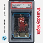 2003 BOWMAN ROOKIES & STARS #123 LEBRON JAMES CHROME RC ROOKIE PSA 9