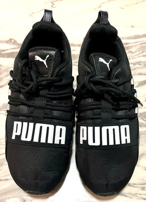 PUMA Men and Women Cell Regulate Black Trainers Low Sneakers Size 6