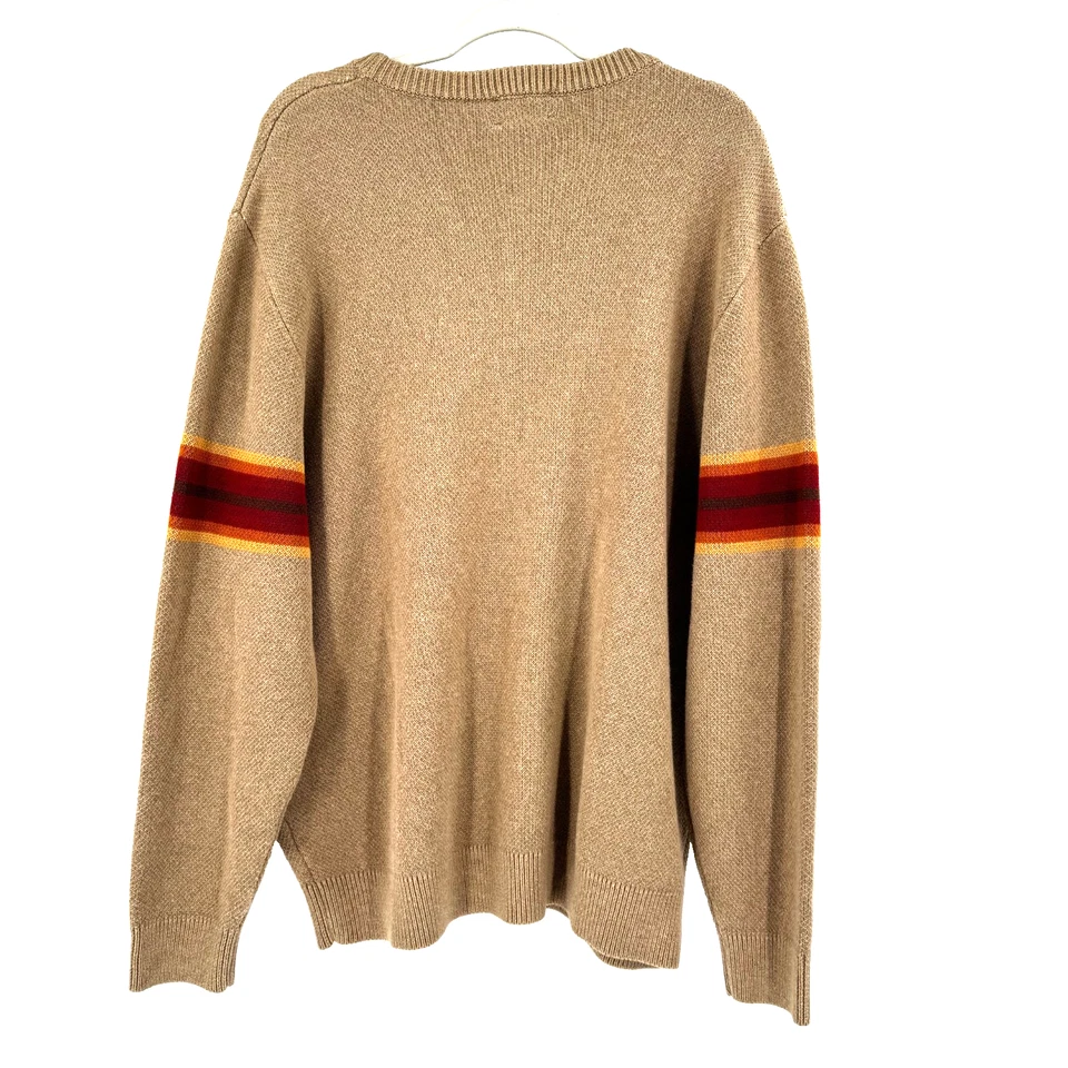 Pendleton Mission Trails Crew Neck Sweater Men's XL Brown Aztec Yellowstone NEW - Image 3 of 4
