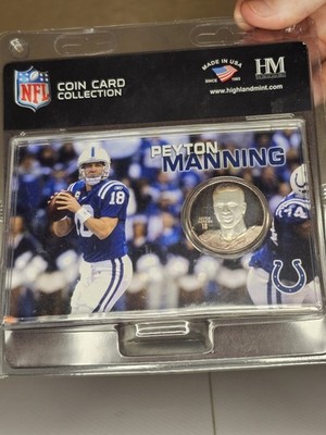 Highland Mint Coin Card Collection Peyton Manning NFL Indianapolis Colts