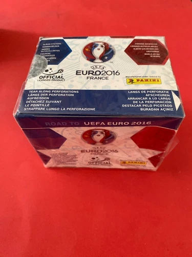 SEALED BOX SIGILLATO CALCIATORI PANINI FIGURINE STICKERS ROAD TO EURO 2016