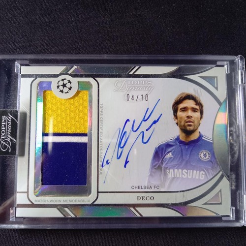 Topps Dynasty 2024-25 UEFA Auto Chelsea Barcelona Portugal 4/10 Patch Condition