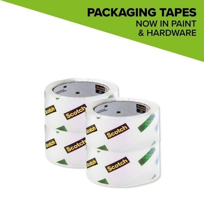 Clear Packaging Tape 1.88 Inch x 54.6 Yards 4 Rolls Strong Shipping Tape for