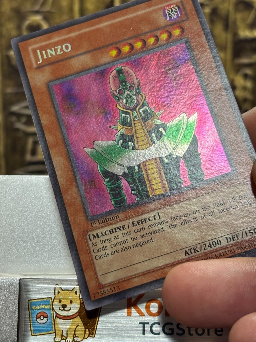 Yugioh Jinzo PSV-000 Secret Rare Pharaoh's Servant 1st Edition