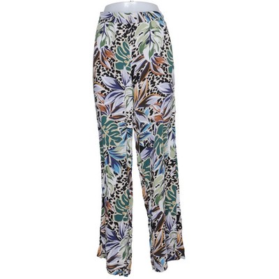 DeFacto Woman, Palazzohose, Größe: 44, Mehrfarbig, Viskose, Blumen, Damen #jp5